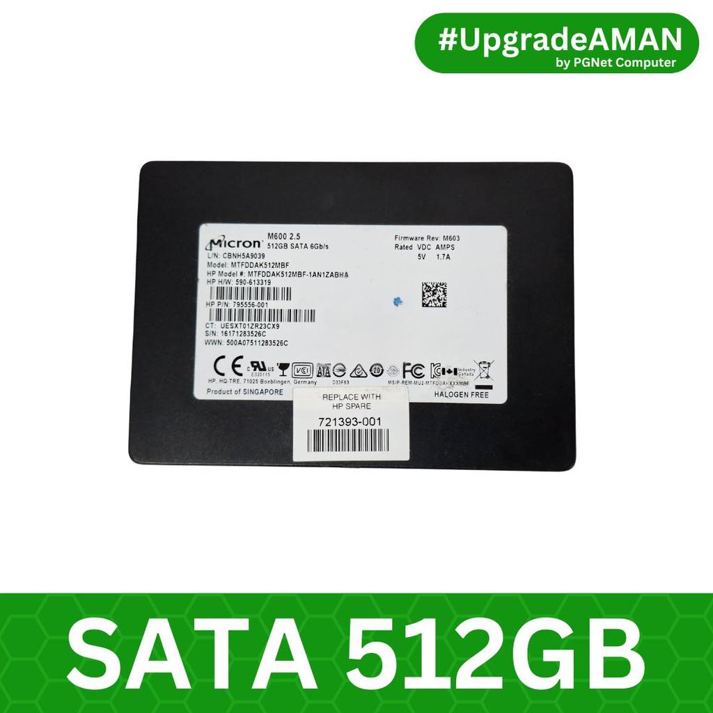 SSD SATA 2.5" Micron M600 512GB