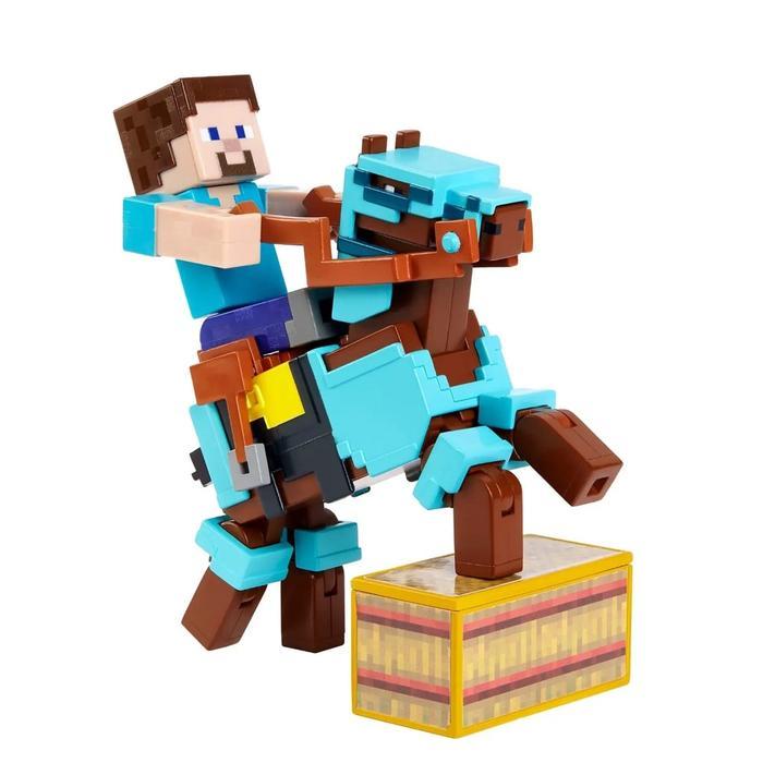 Minecraft Comic Maker 2pa Fures Steve and Armored Horse