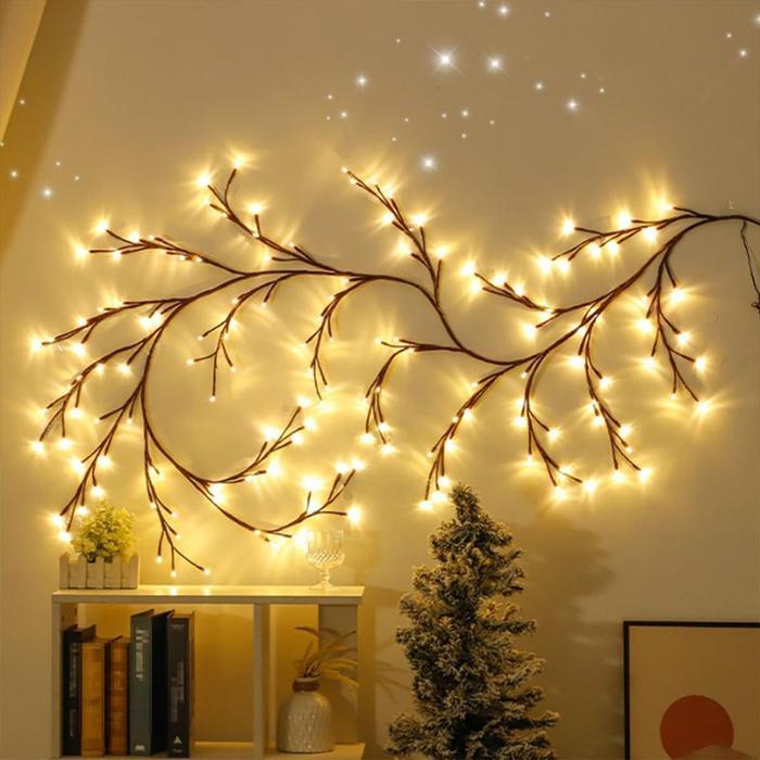DEKORASI DINDING LAMPU AMBIENT DIY LAMPU POHON LAMPU RUANG LAMPU KAMAR TIDUR LAMPU SAKURA PINK LAMPU