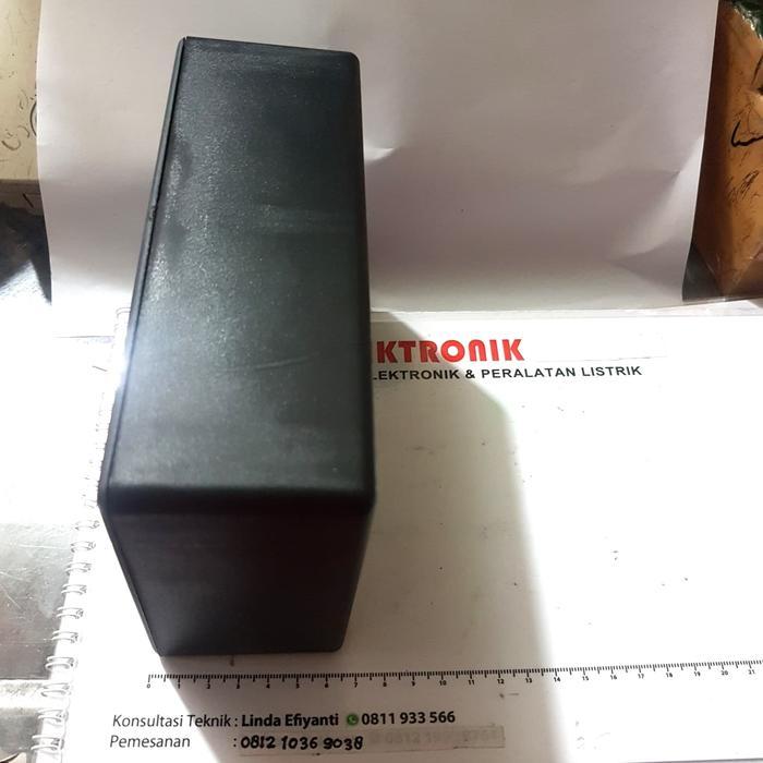 TERLARIS BOX HITAM PLASTIK X 6 , BOX ELEKTRONIK X 6 , 18 X 11 X 6 CM READY