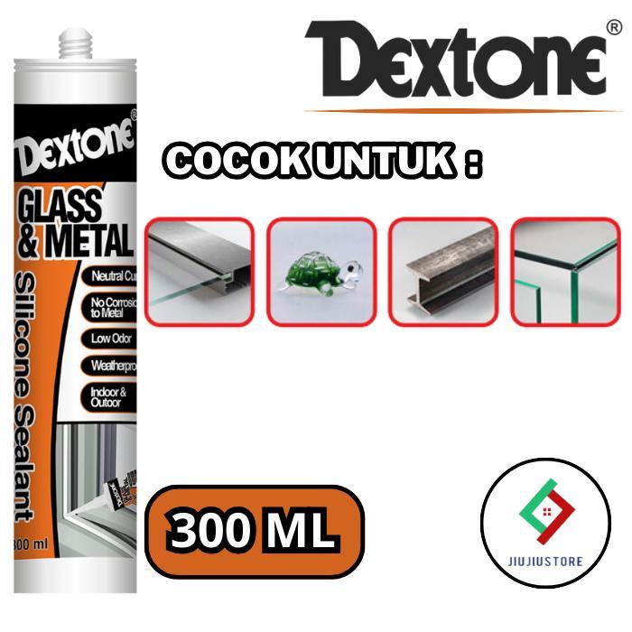 Lem Sealant Botol - Lem Silikon - Lem Kaca -Lem Sealant Netral Dextone