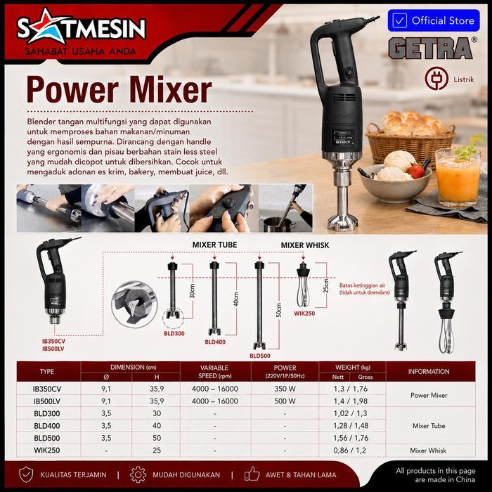 PROMO POWER MIXER GETRA BLD300