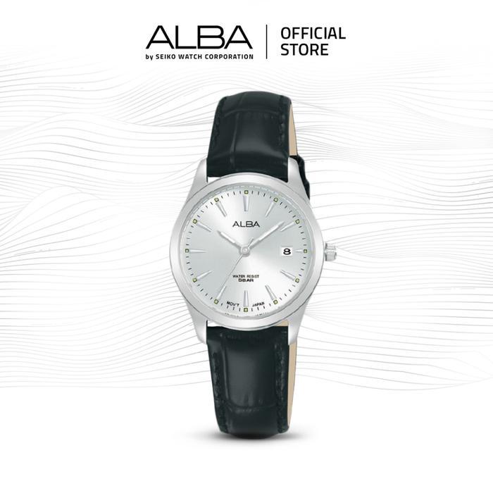 Jam Tangan Wanita Kulit Alba AH7BN7 Quartz Analog AH7BN7X1