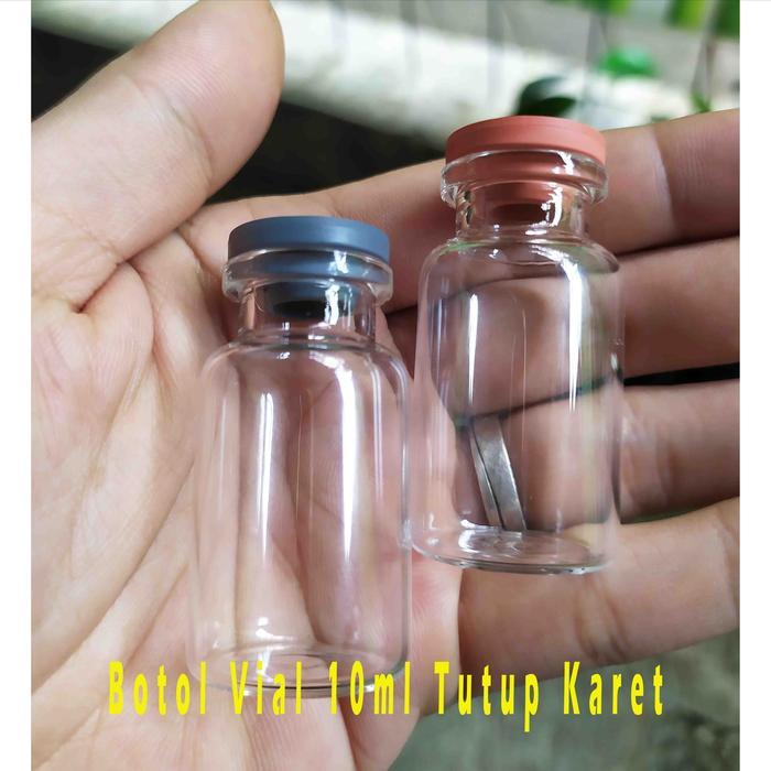 Botol Kaca Vial 10Ml 10 Ml - Botol Kaca Mini - Botol Pinisilin