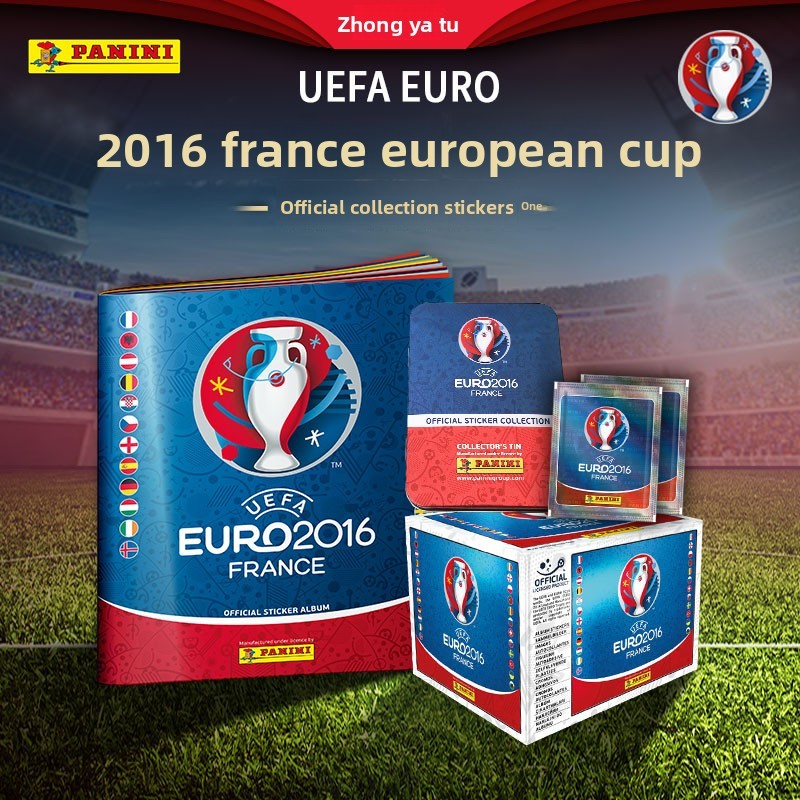 Panini UEFA Euro 2016 France Official Sticker Collection European Championship Trophy Star Stickers