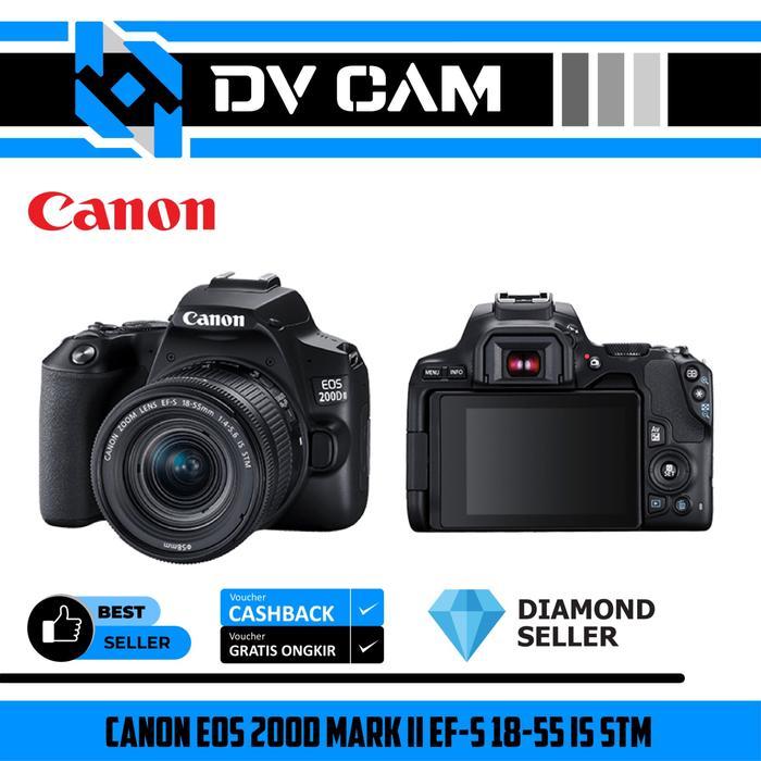 Canon Eos 200D Mark Ii Ef-S 18-55 Is Stm Kamera Canon Dslr Terbaru 