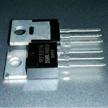 (ORIGINAL) TRANSISTOR TR IRF520 IRF520N POWER MOSFET TO-220 IR