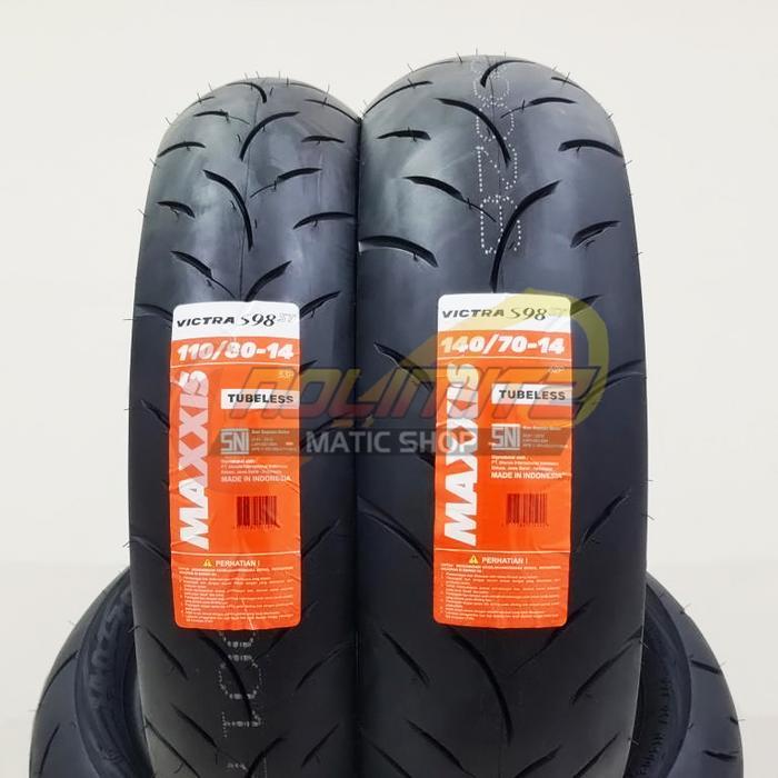 Kayaba Otopart - Ban Maxxis Victra Depan Belakang 110/80 - 14 & 140/70 - 14 Aerox 155