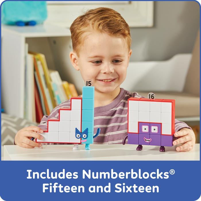 Numberblocks Friends Fifteen & Sixteen Figure Pack Mainan Edukasi Angka Anak Karakter Numberblocks