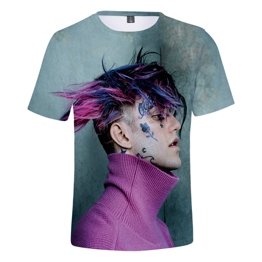 Kaos Lil Peep Kaos Pria Lil Peep Gaya Harajuku Populer