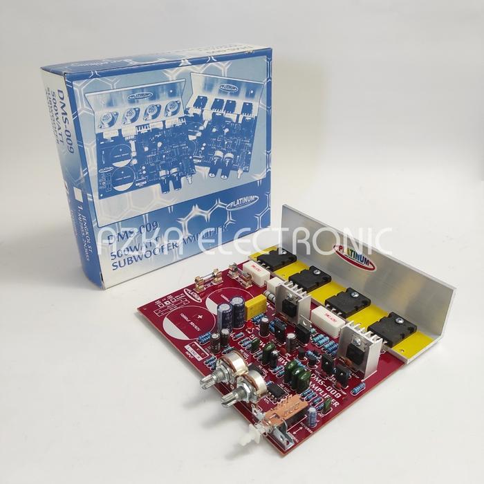 Kit Power Ampli Subwoofer 500W Dms 009