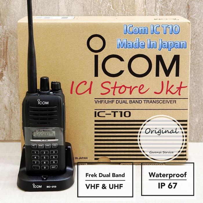 HT ICom IC T10 / HT Icom T 10 / HT Icom Dual band Walkie Talkie