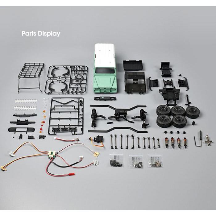 MN-111K D110 KIT METAL (GREEN) 1/18 4WD PORTAL RC ADV OFFROAD MN111