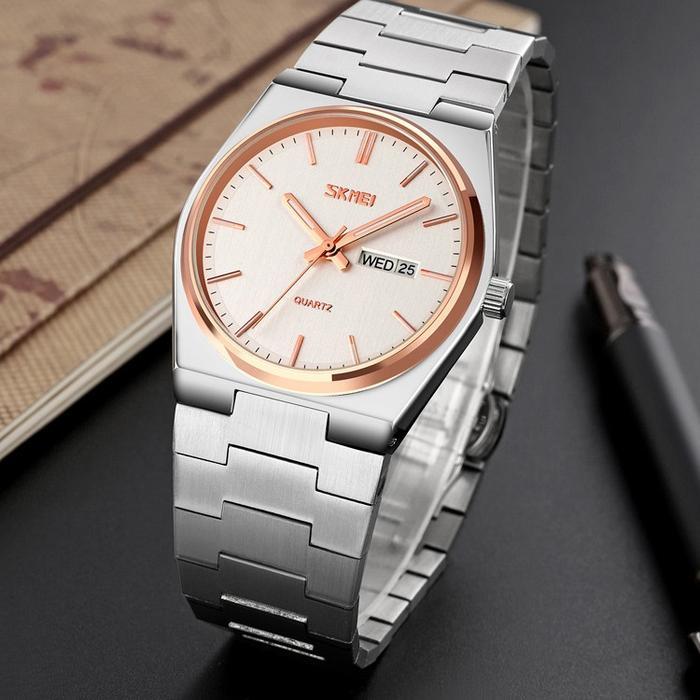 Jam Tangan Pria Analog Tali Stainless Steel SKMEI 9288