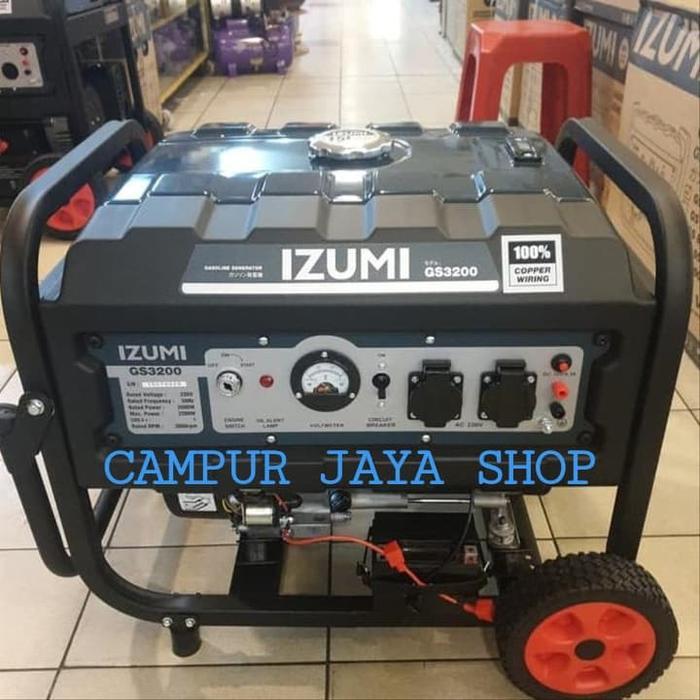 Mesin Generator/Genset/Jenset Listrik 2000 Watt Izumi GS-3200/Murah