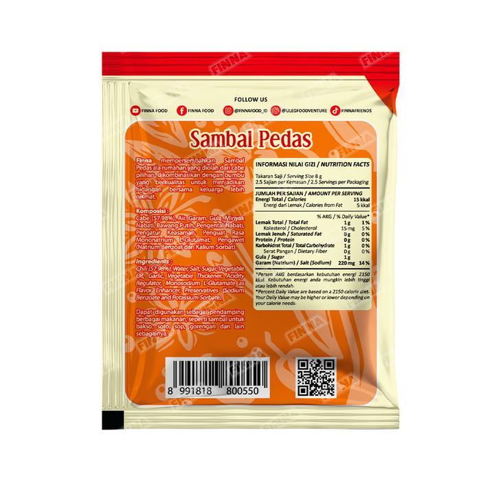 Finna Sambal Uleg Pedas (Pack)