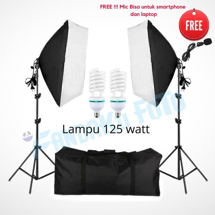 Paket Lampu Shooting Video Light