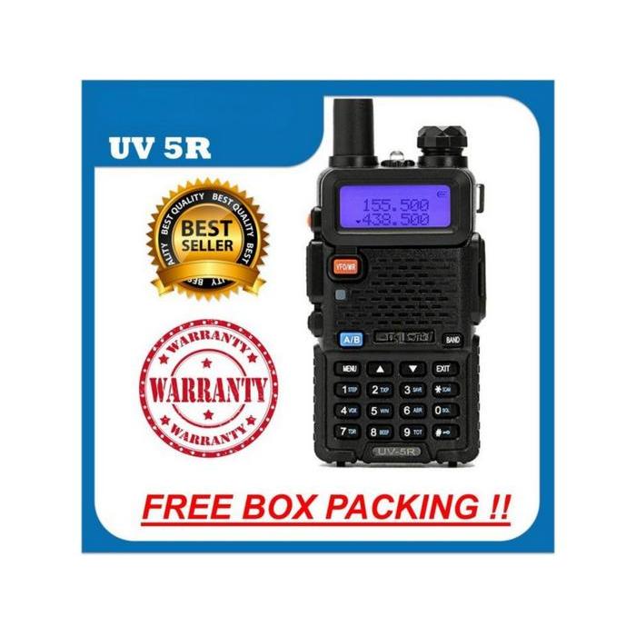 Walkie Talkie Bao Feng Uv5R Ht Radio Vhf/Uhf Fm Transceiver Jarak Jauh 20Km Kualitas Suara Terbaik