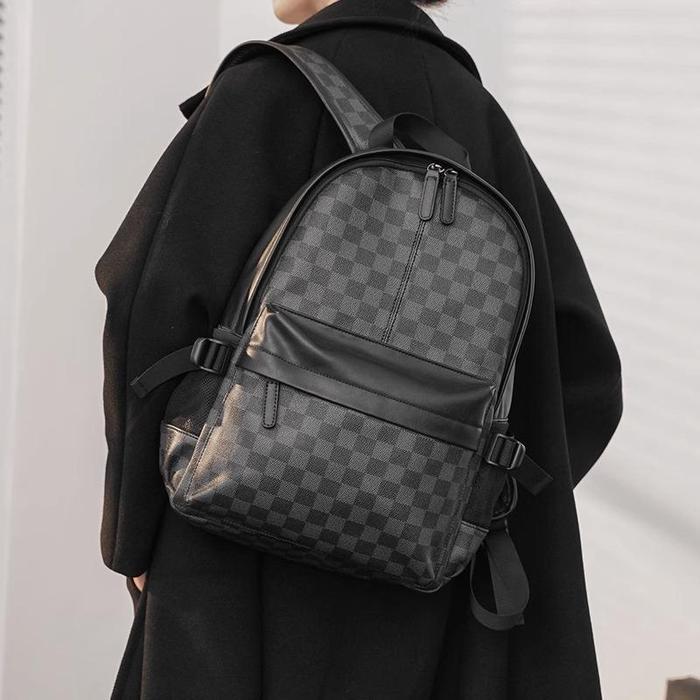 Eiger - Tas Ransel Kulit Pria Tas Backpack Pria Tas Kulit Pria Tycoon Monogram