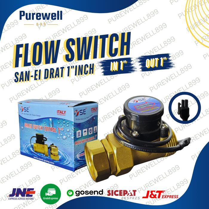 Pompa Air Terbaik Flow Switch Sanei 1 Inch - Flow Switch 1X1 San-Ei - Flow Switch Pompa Booster
