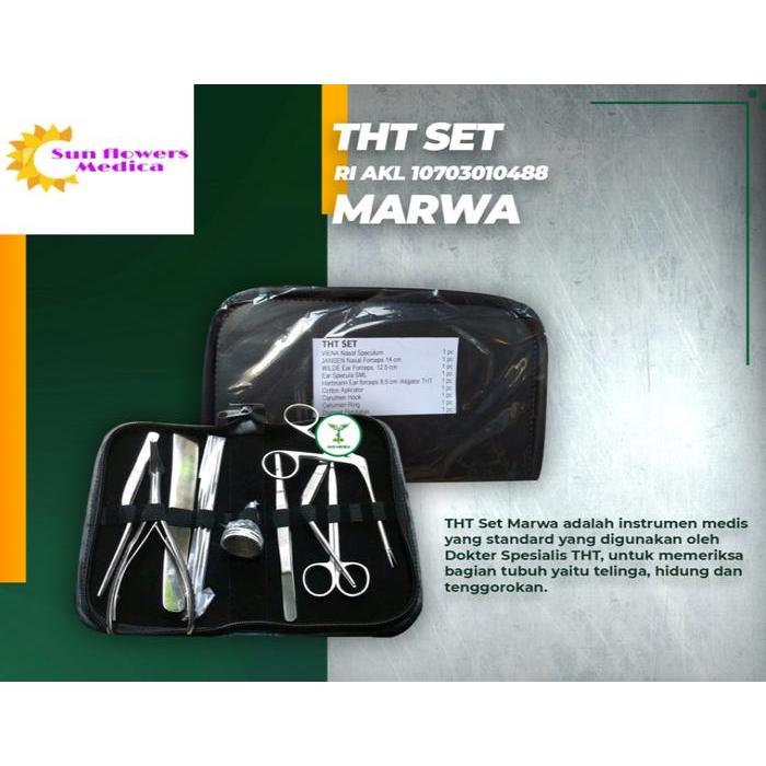 THT Set Marwa / Instrumen Set THT