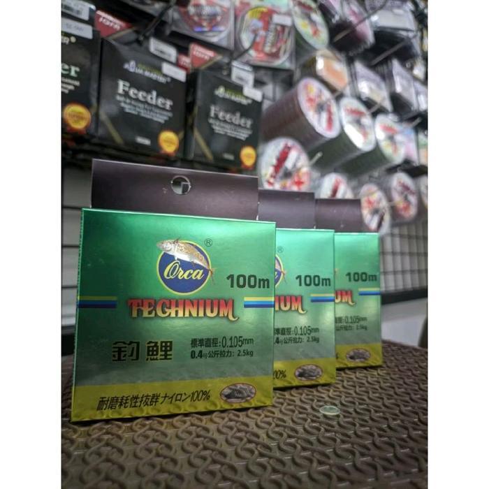 SENAR PANCING ORCA TECHNIUM FISHING LINE 100M 0,06 0,08 0,10 0,12 0,14 0,16 0,18 0,20 SENAR PANCING