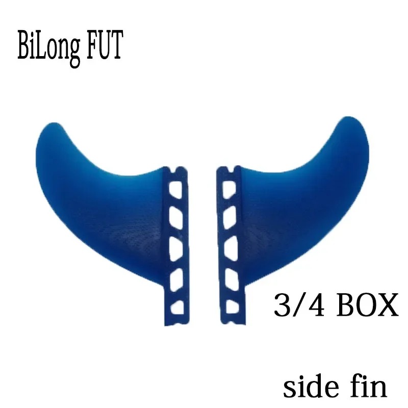 3.58 In Small Size GL BiLong FUT Plug 34 BOX Surfboard Fin Wave Board Double Side Fin Long Board