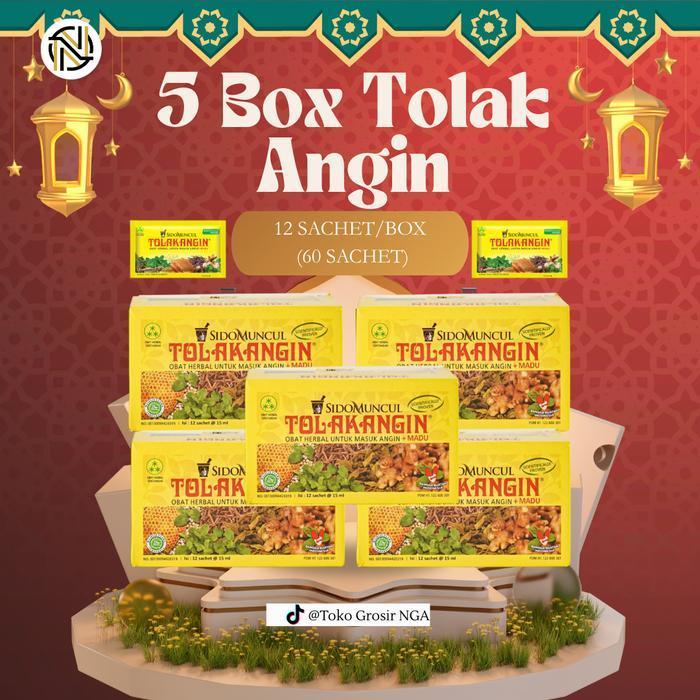 [TK-SINGA X RAMADAN SALE] TOLAK ANGIN 5 BOX // 1 DUS // 2 DUS // 3 DUS TOLAK ANGIN - 5 BOX TOLAK ANG