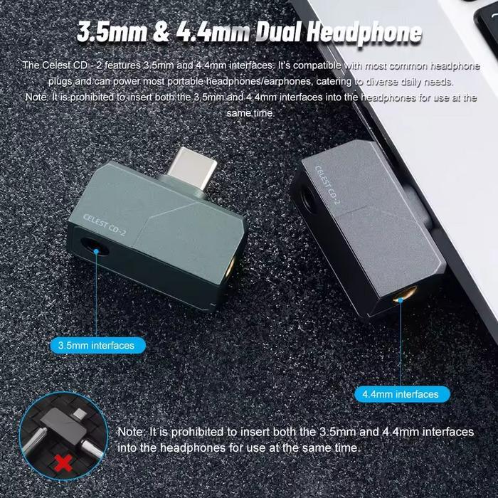 Kinera Celest Cd-2 Cd2 Usb Type-C Dac/Amp Dongle Audio For Iem In Ear Monitor Headphone