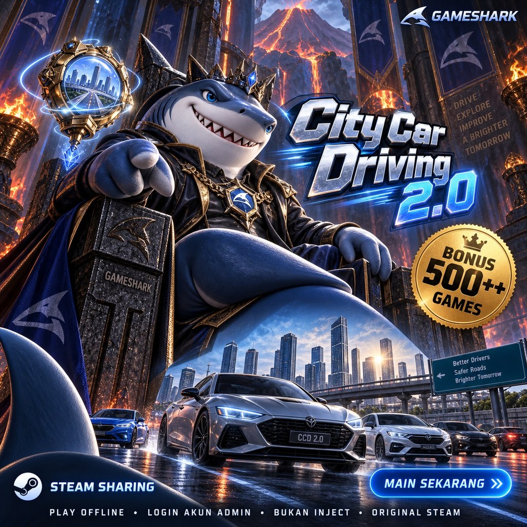 City Car Driving 2.0 PC Steam Sharing Digital Download Offline Access Game Account Original Activati