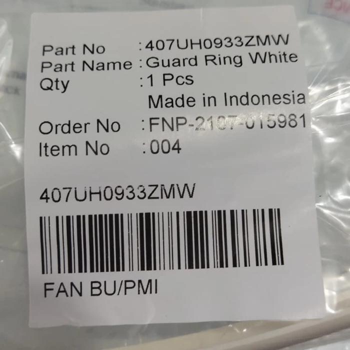 Guard Ring Kipas Angin Panasonic / Kdk 16 Inc ( Putih )