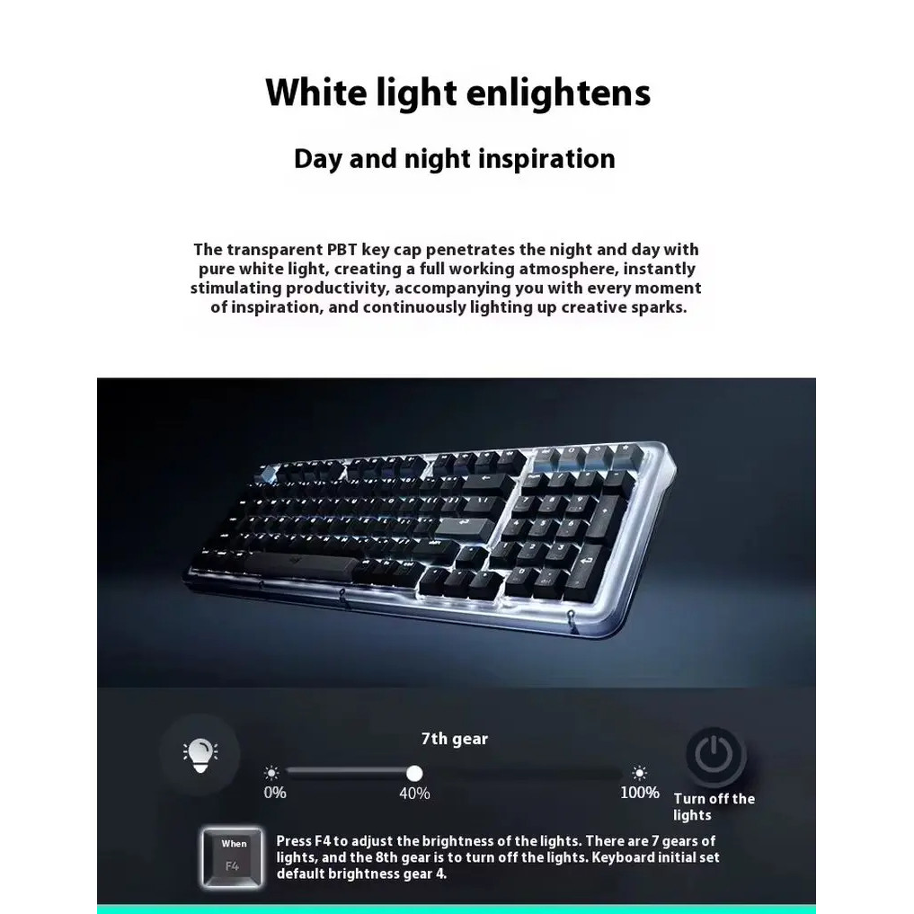 Logitech Alto Keys K98M Wireless Bluetooth Mechanical Keyboard with Vibration Absorbing Gasket,