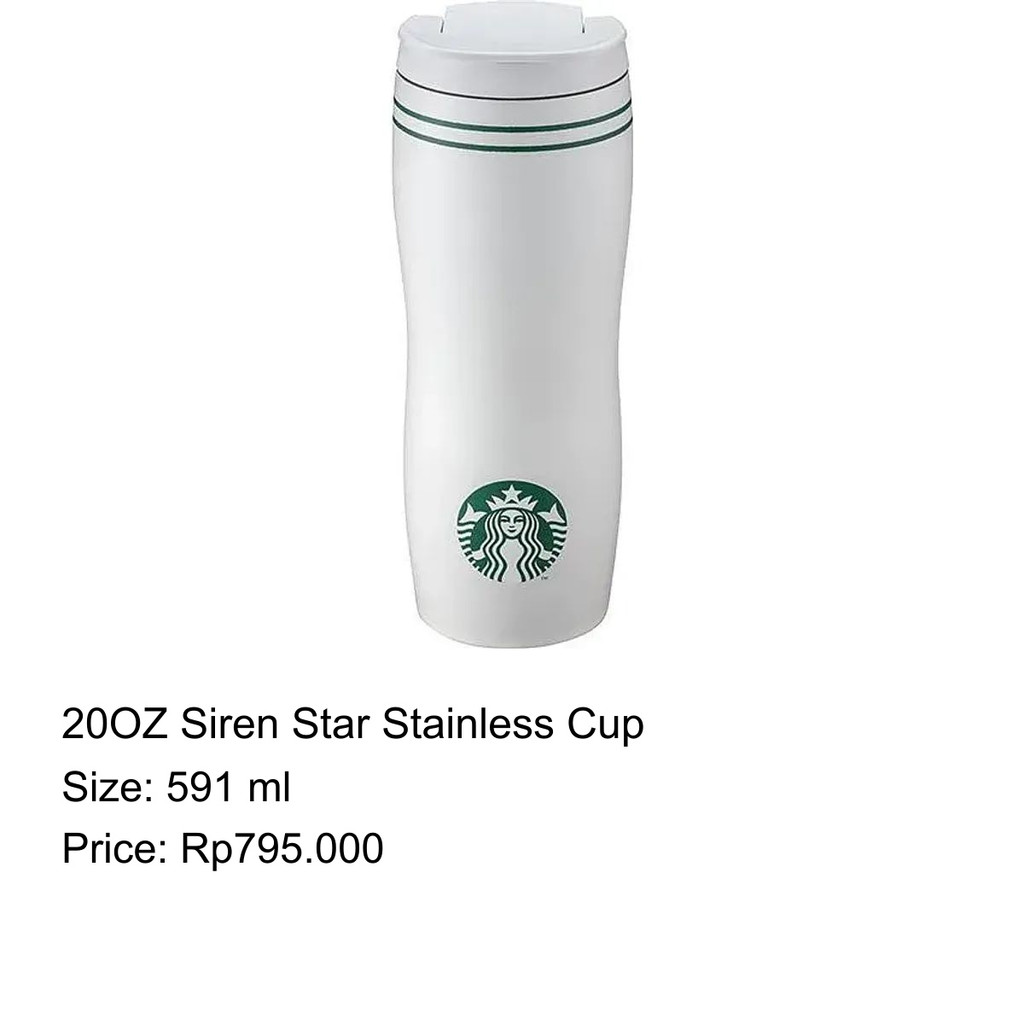 Starbucks 20OZ Siren Star Stainless Cup