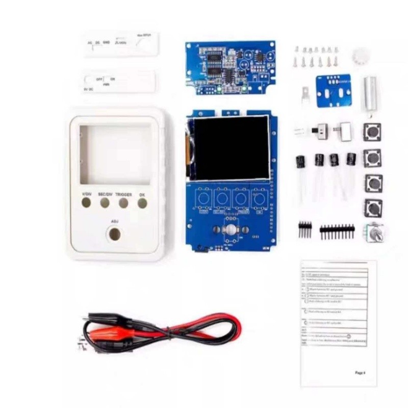 2.4" TFT DSO150 15001K DSO Shell Osillosope Diy Kit Poket Digital Osillosope Learning Kit DSO138