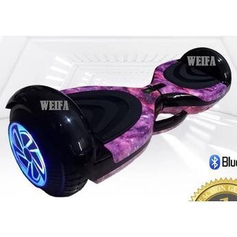 Hoverboard 7 Inch untuk Anak & Dewasa – Skuter Elektrik 2 Roda Bluetooth Musik, LED Nyala, Baterai T