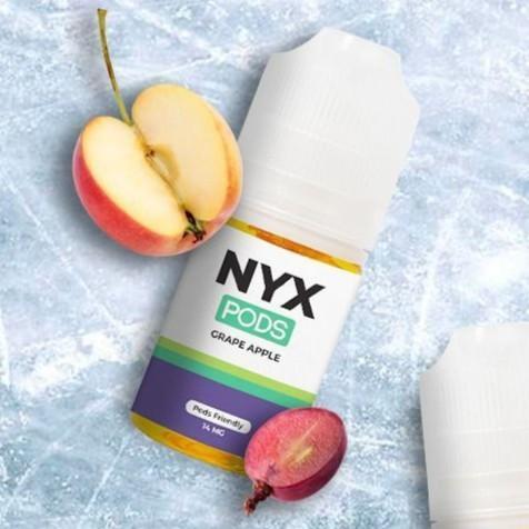 UA NYX 30ML GRAPE APPLE 14MG PODSFRIENDLY BY JVS