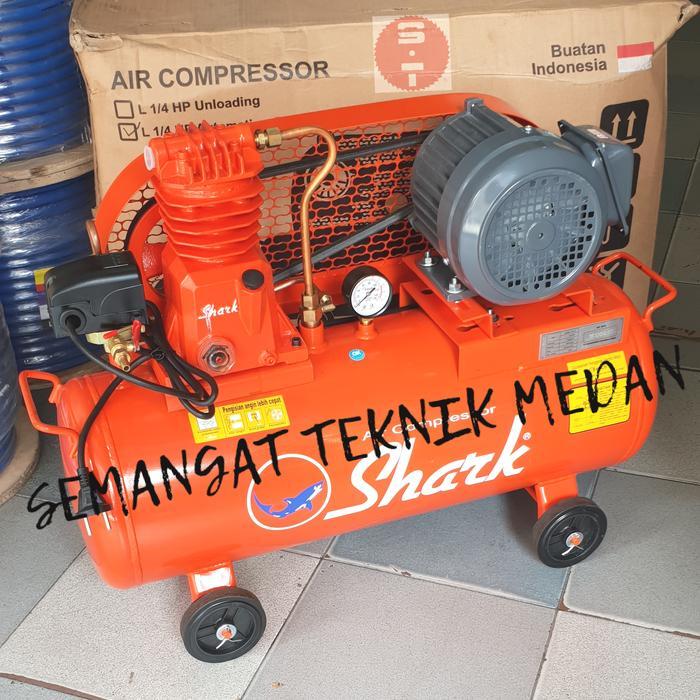 COMPRESSOR KOMPRESSOR KOMPRESOR UDARA ANGIN LISTRIK 1/4HP DINAMO SHARK