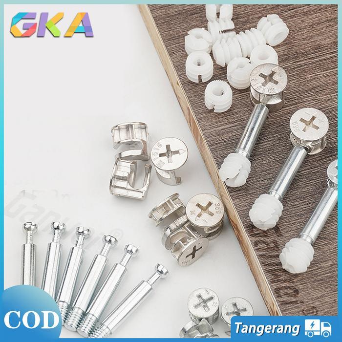 3 In 1Baut Knock Down Skrup/Minifix Baut Knock Down Skrup + Casing