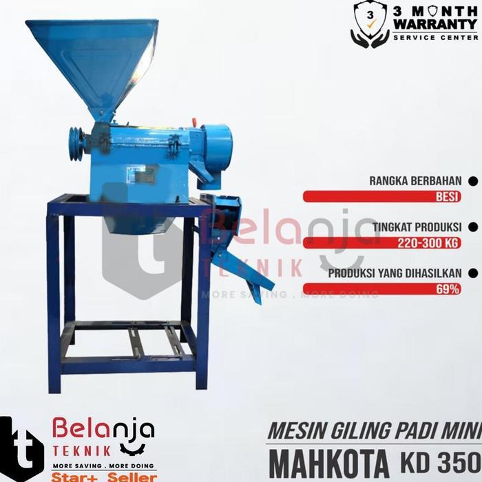 ** Mesin Gilingan Padi Mini Mahkota KD 350 Body Only **