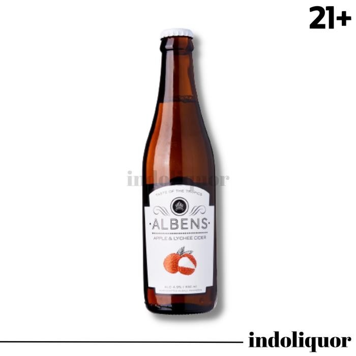 

ALBENS LYCHEE APPLE CIDER PINT 330ml