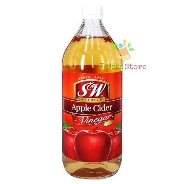 SW Apple Cider Vinegar / Cuka Apel SW / S&W Cuka Apel 473ml