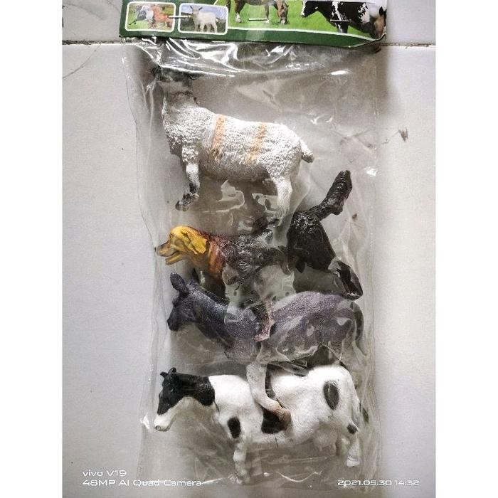 Siap Kirim [BISA ] Mainan Hewan Ternak Bahan 100% Karet SNI Murah