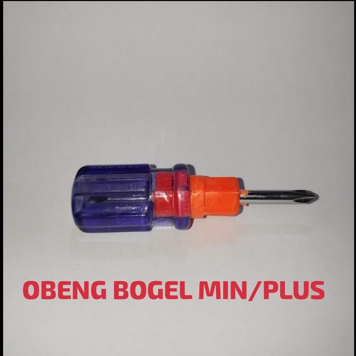Obeng Bogel Min/Plus Kecil