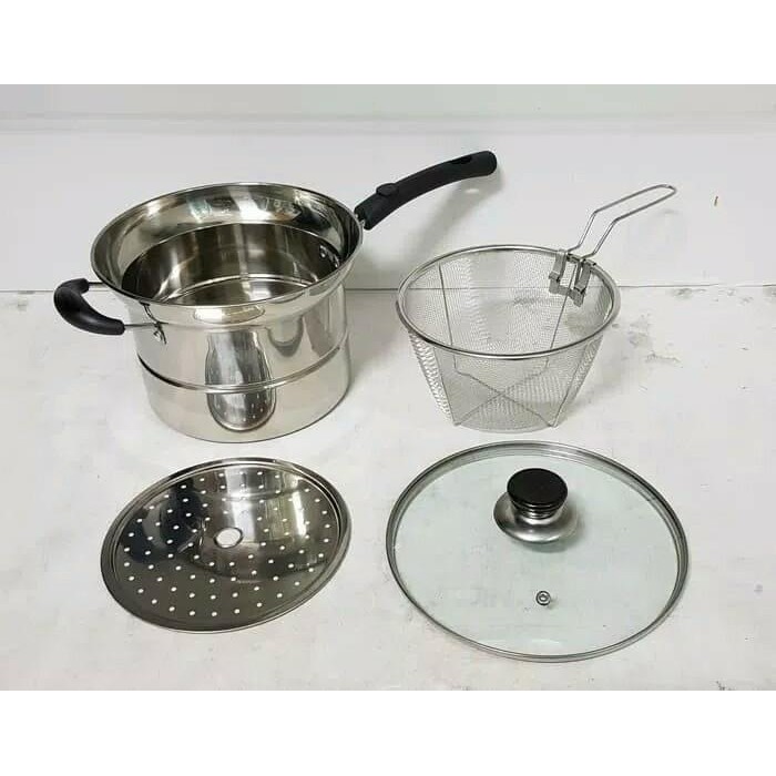 Vavinci Panci Deep Fryer Plus Steamer