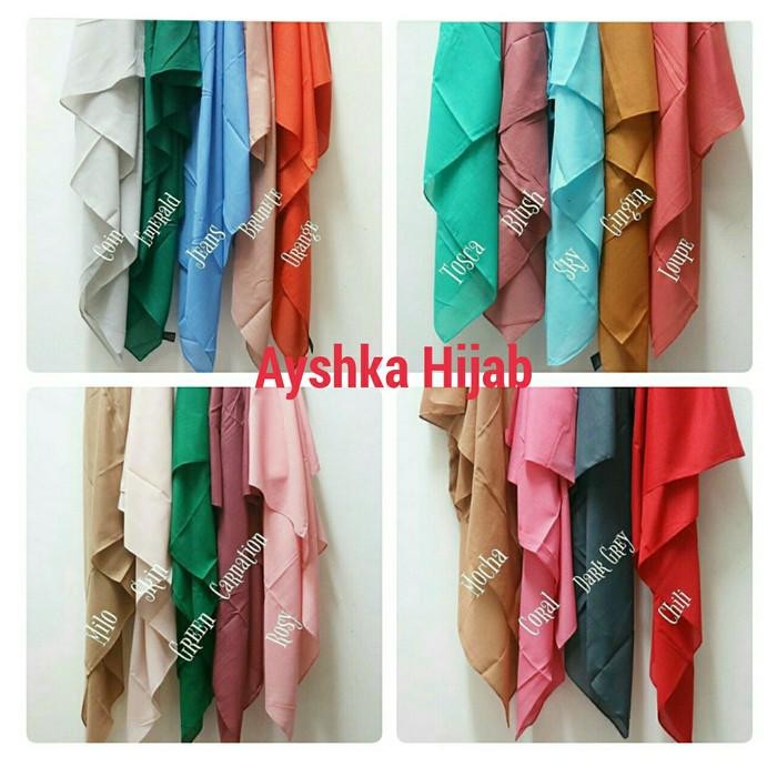 (Good) Hijab Voal Polos Umama/Segiempat Voal Basic UMAMA