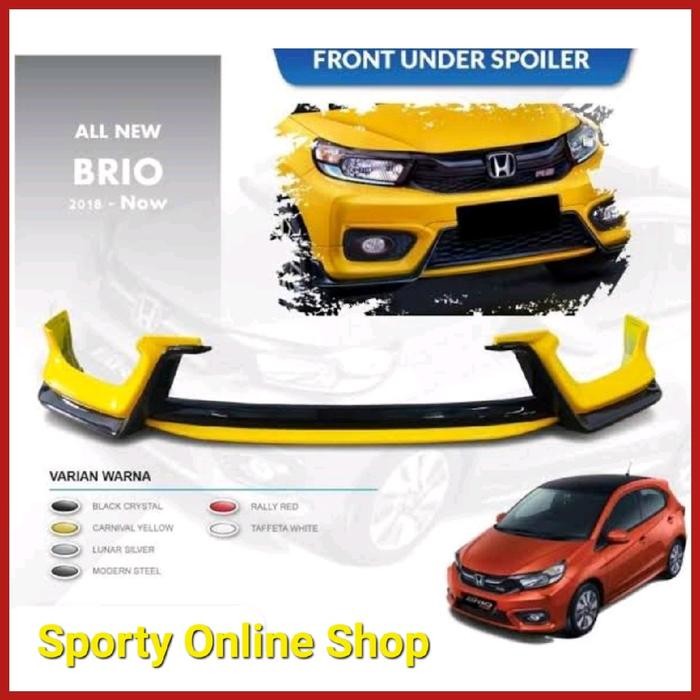 Body Kit Front Under Spoiler Mobil Brio 2018Up Model Urbanite Car