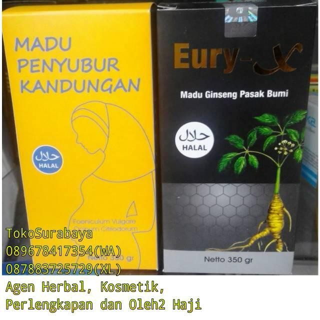 Terbaru Paket Madu Penyubur Kandungan + Penyubur Pria Eury X Eury-X
