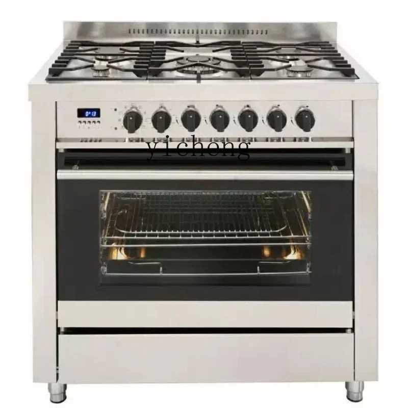 One-Piece Oven Stove Four-Head Gas Stove Electric Oven All-in-One European Gas Cookers