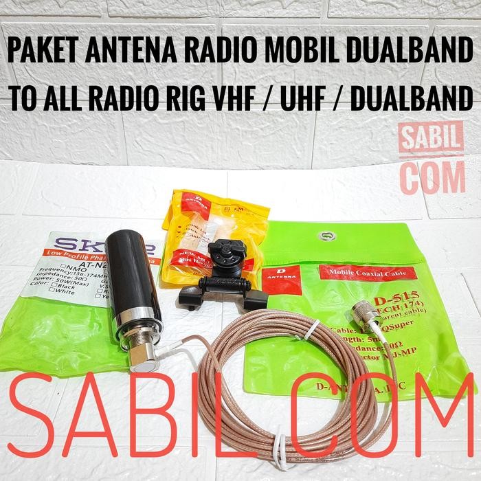 JUAL PAKET ANTENA MOBIL DUALBAND / PAKET ANTENA DUALBAND MINI