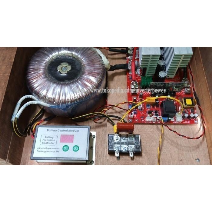 TERPERCAYA Paket Inverter Trafo 1000W 8 mosfet inverter LF